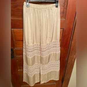 And Now This Women's Pull-On High-Rise Lace-Inset
Pants